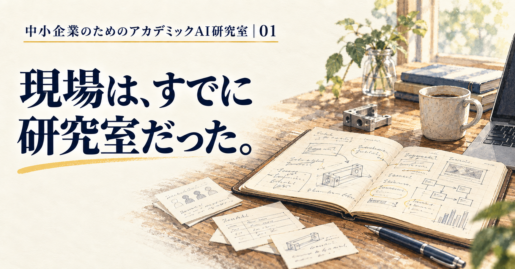 あなたの会社の現場は、すでに研究室かもしれない。の記事画像