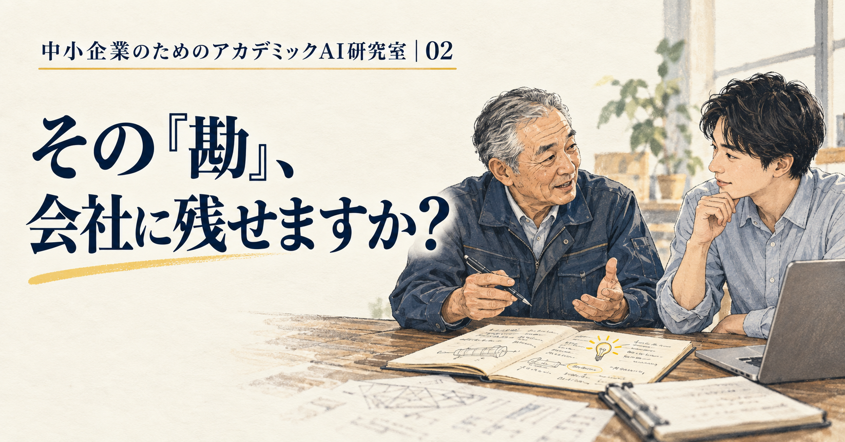 その「勘」、会社に残せますか?の記事画像